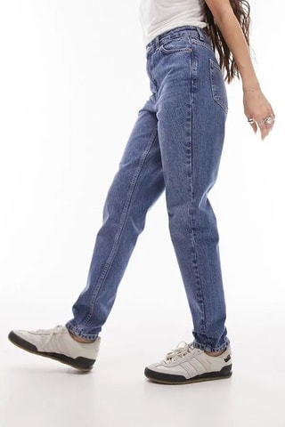 Jeans mom fit - Blauw