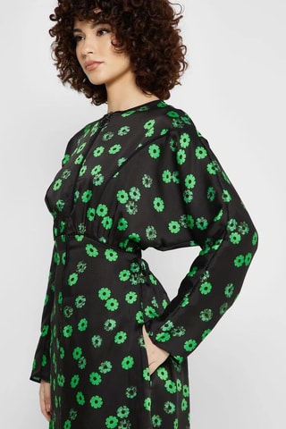 Lange Jurk - Zwart en Groen