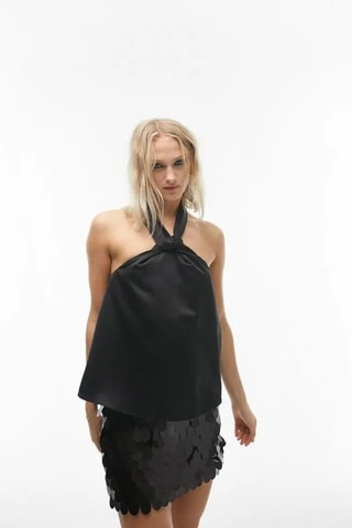 Mouwloze top - Zwart