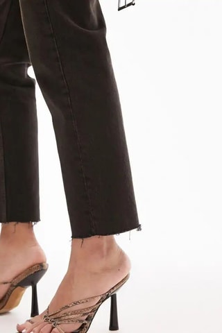 Rechte Jeans - Bruin