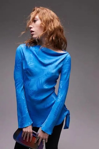 Top - Blauw