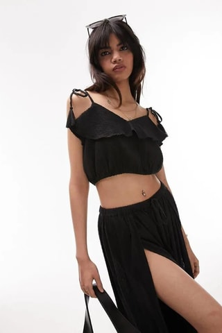 Mouwloze top - Zwart