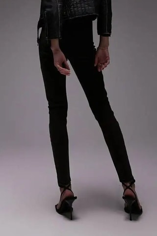 Jeans Hoge Taille - Donkerbruin