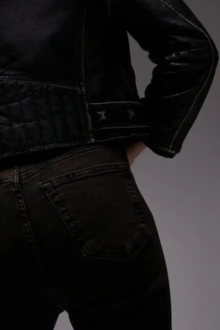 Jeans Hoge Taille - Donkerbruin