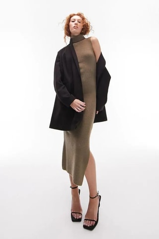 Mouwloze Trui-jurk - Beige