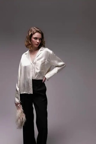 Blouse relaxed - Beige