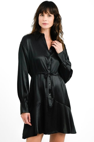 Blouse-jurk - Zwart