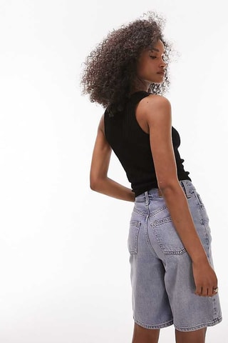 Mouwloze top - Zwart