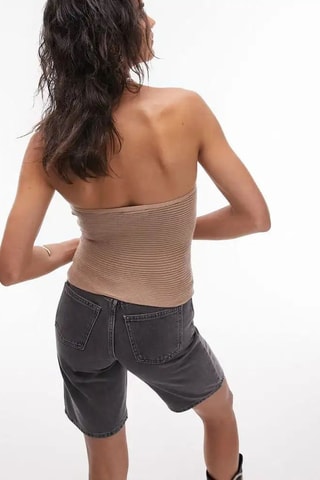 Strapless Top - Beige