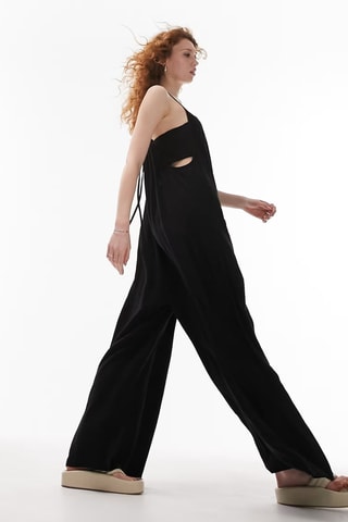 Mouwloze Jumpsuit - Zwart