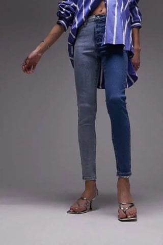 Jeans Hoge Taille - Blauw