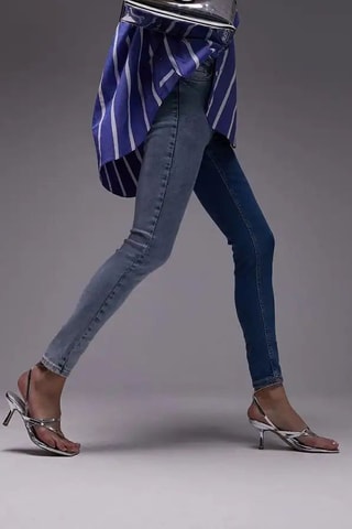 Jeans Hoge Taille - Blauw
