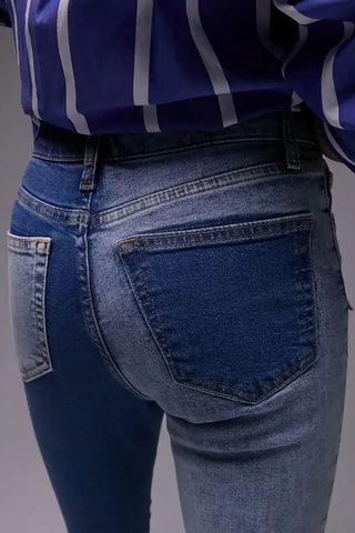 Jeans Hoge Taille - Blauw