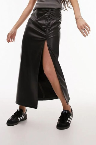 Lange Rok Hoge Taille - Zwart