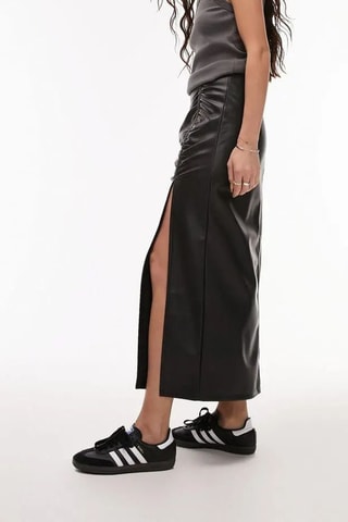 Lange Rok Hoge Taille - Zwart