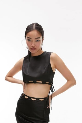 Crop Top - Zwart