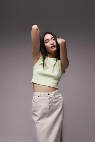 Crop Top - Lichtgroen
