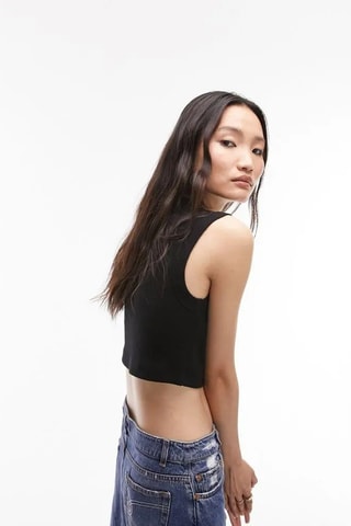 Crop Top - Zwart