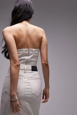 Strapless Top - Wit