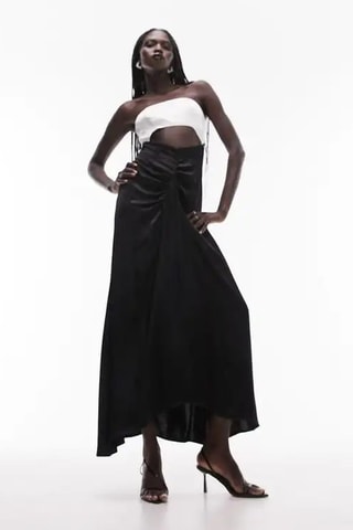 Strapless Jurk - Zwart