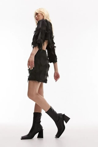 Minirok Hoge Taille - Zwart