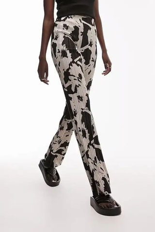 Rechte Broek - Zwart en wit
