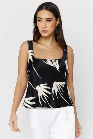 Mouwloze top - Zwart