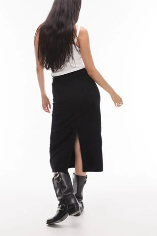 Midirok Hoge Taille - Zwart