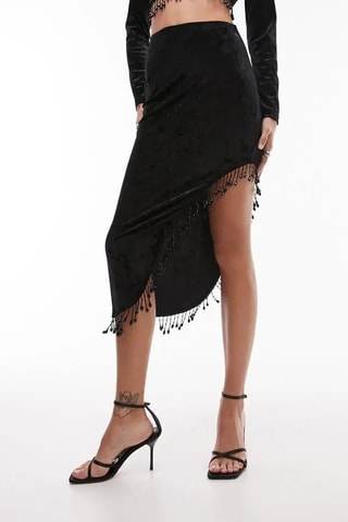 Asymmetrische Rok - Zwart