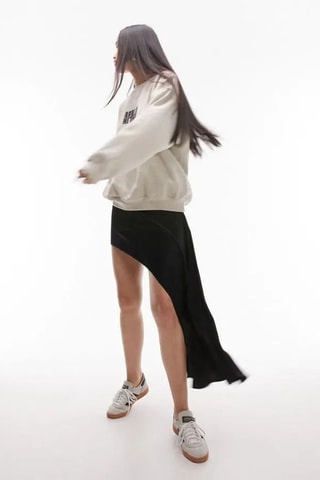 Asymmetrische Rok - Zwart