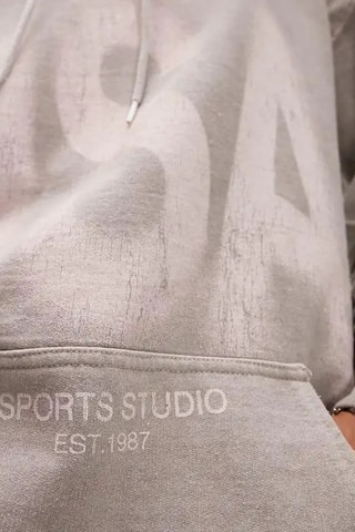 Oversized Sweater met Capuchon - Taupe