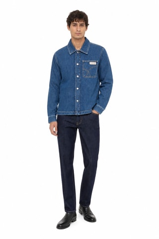 Veste en jean - Bleu foncé
