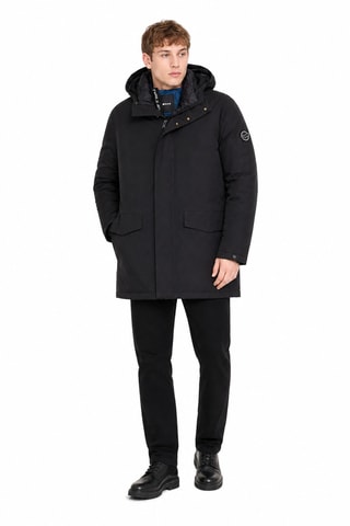 Parka à capuche - Noir