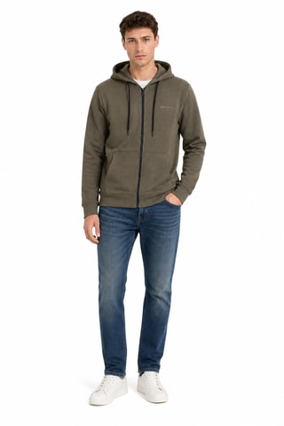 Sweater met Capuchon - Donkergroen