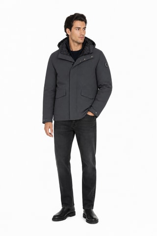 Veste à capuche - Gris foncé
