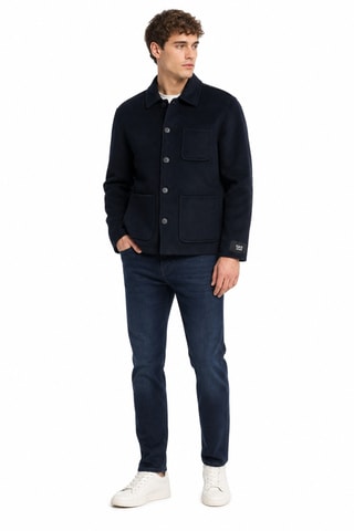 Veste en laine - Bleu marine