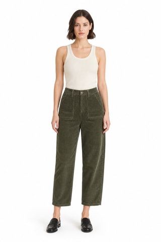 Pantalon en velours - Vert