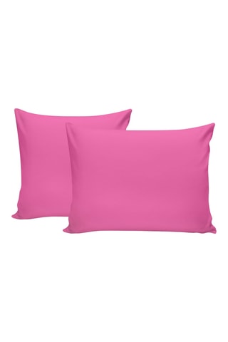 2 fundas de almohada - Rosa