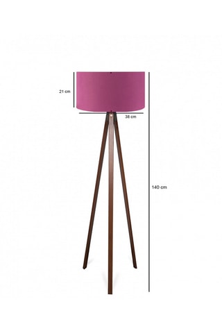 Lampadaire trépied AYD - Violet - 40 W