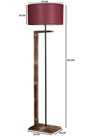 Lampadaire - Bordeaux - 40 W