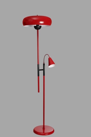 Lampadaire - Rouge - 2 x 40 W