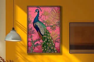 Pintura decorativa con marco de MDF André - 35 x 47 cm