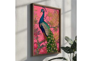 Pintura decorativa con marco de MDF André - 35 x 47 cm