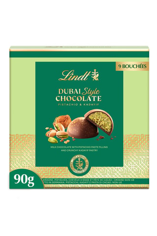 Boîte pralines Dubaï Style Lindt - Pistache et kadaïf - 90 g