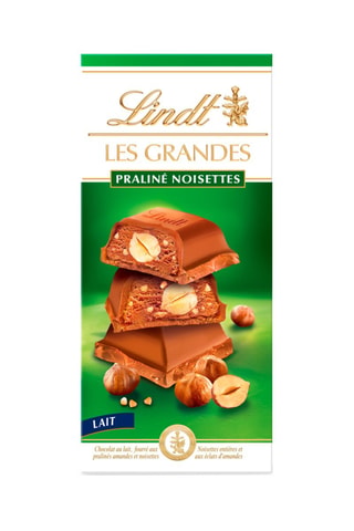 3 x Tablette Les Grandes lait Praliné Noisettes - 225 g