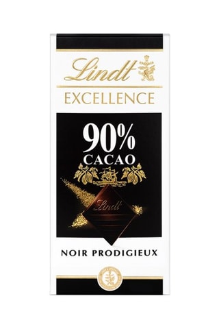 4 x Tablette Excellence noir 90% cacao - 100 g
