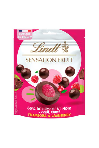4 x Sensation fruits Noir Framboise & Cranberry - 160 g