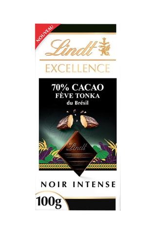 4 x Tablette Excellence Cacao & Fève tonka du Brésil - 100 g
