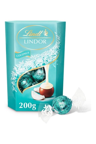 4 x	Boîte de chocolats LINDOR au lait coco - 200 g