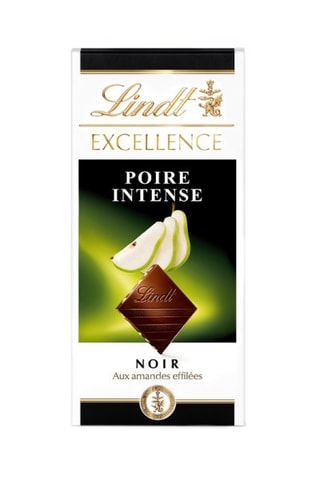 4 x Tablette Excellence Noir Poire Intense - 100 g